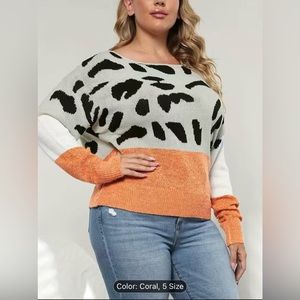 Plus size Crop Sweater